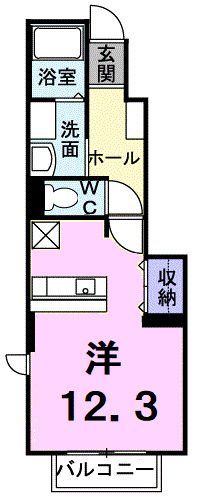 花巻市松園町1丁目築15年の間取り