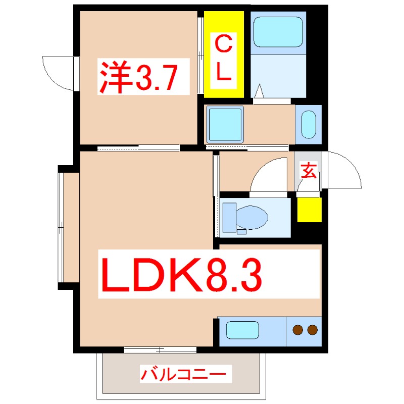 Ｃａｒｒｅｒａの間取り