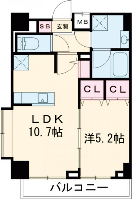 レオーネ錦糸町IIの間取り