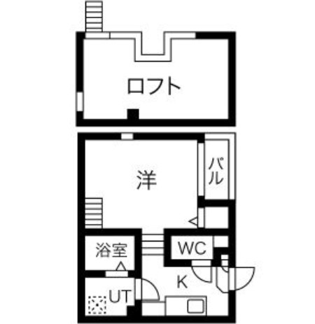 クローバーコート日比野の間取り