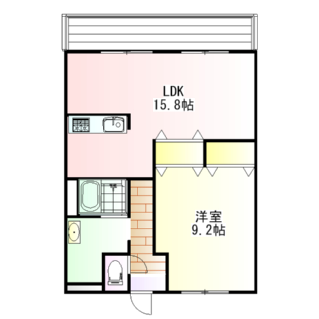 牛久市南のマンションの間取り