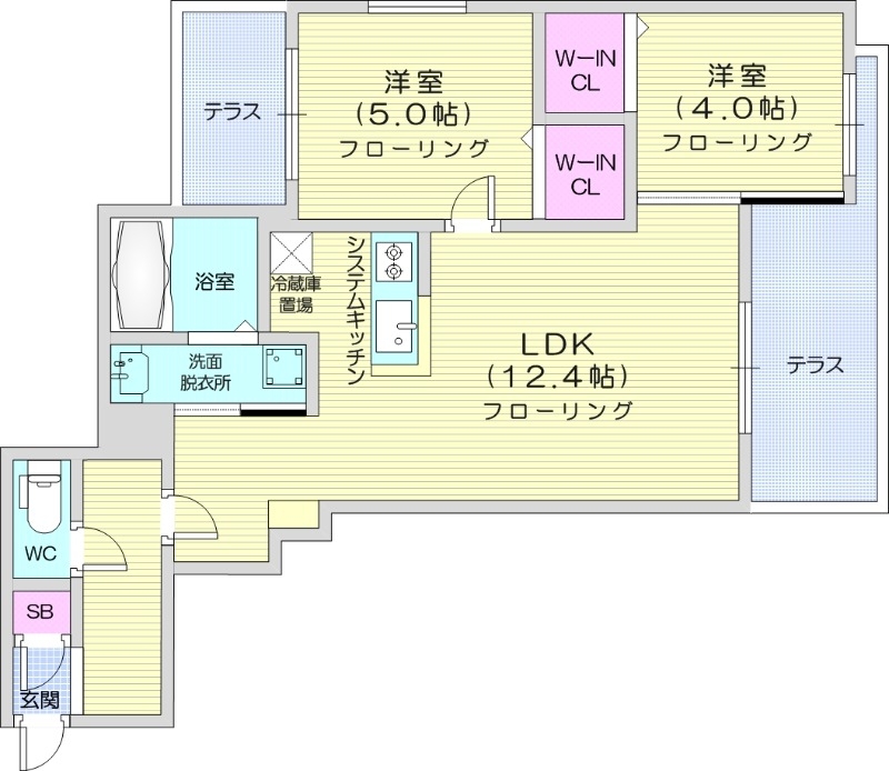 S-RESIDENCE元町alectraの間取り