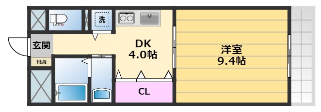 クリスタルなかもずの間取り