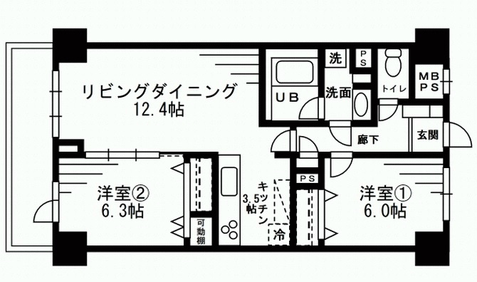 レジディア目白の間取り