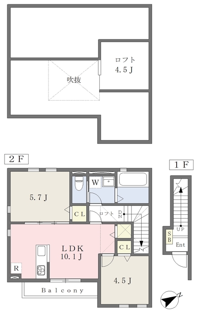 エストレージャの間取り