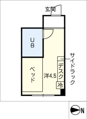 カレッジコート名古屋の間取り