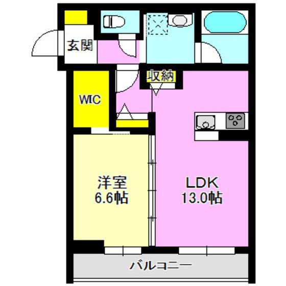 シャーメゾン表町の間取り