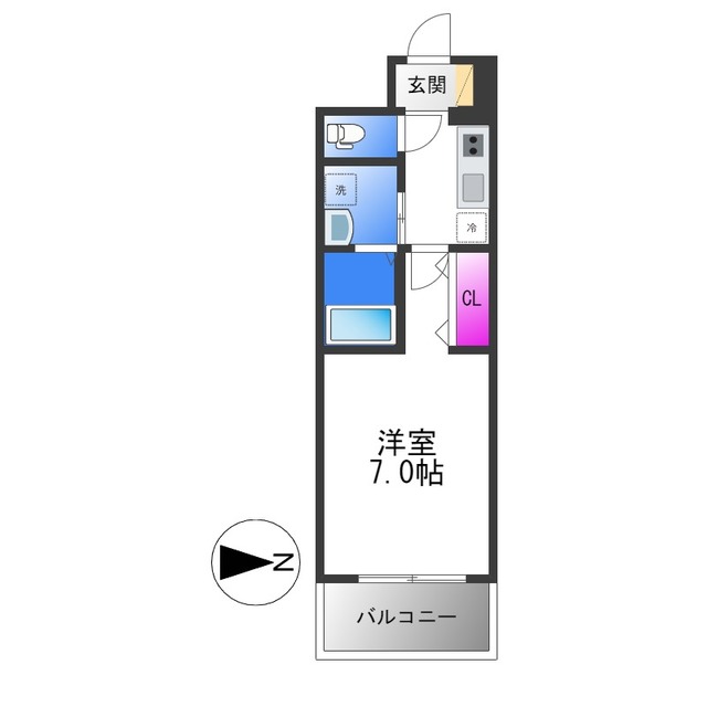 アーバンパーク田辺の間取り