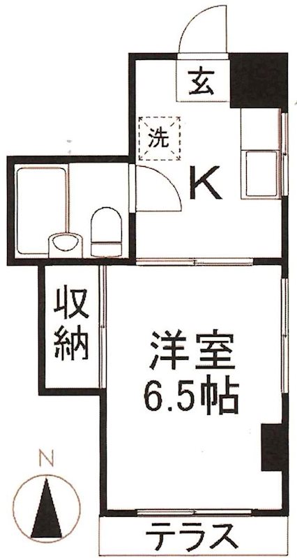 アーバン本間106の間取り