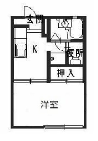 ヴィラカメリアＡの間取り