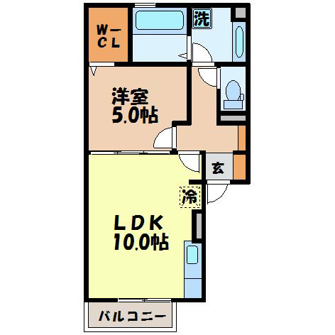 【リッチジャスミン（黒崎町）の間取り】