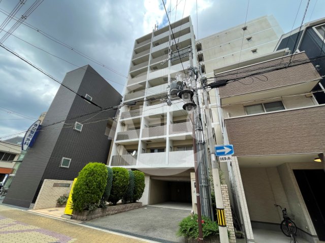 【大阪市阿倍野区王子町のマンションの建物外観】