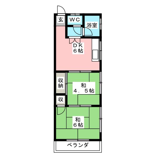 コーポ高千穂の間取り