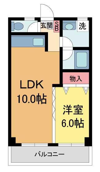 ハイヒル愛宕山の間取り