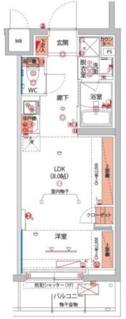 ベルグレードSIの間取り