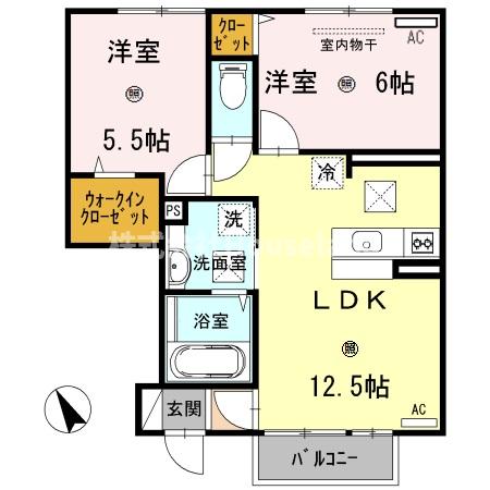 アズーロ寿の間取り