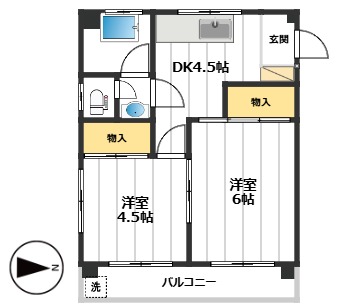 岩佐ビルの間取り