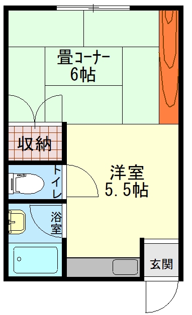 YMコーポの間取り