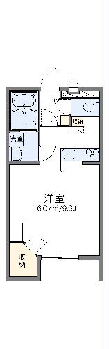 レオパレス岡IIの間取り