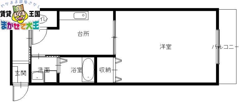 親和ハイツの間取り