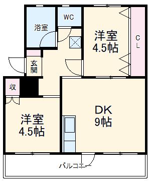 二村ビルの間取り