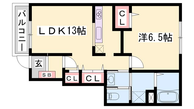 エクセルシアＣの間取り