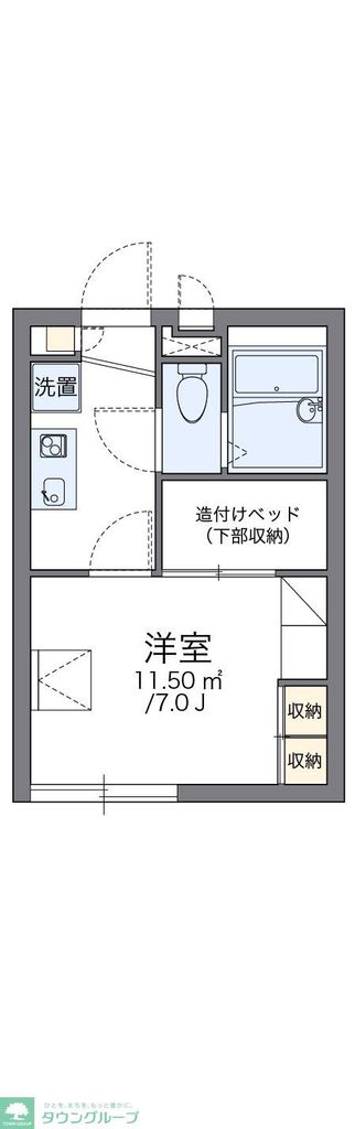 横浜市瀬谷区橋戸のアパートの間取り