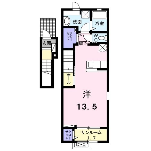 サンパレス平島の間取り