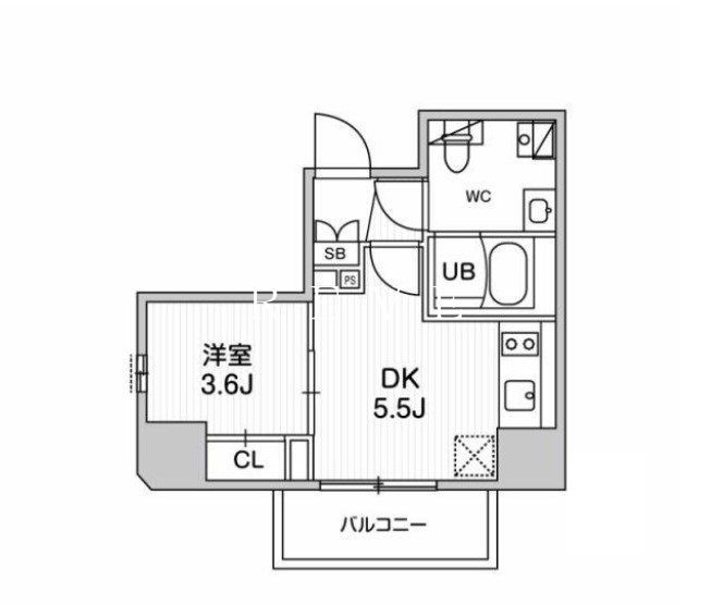 文京区関口のマンションの間取り