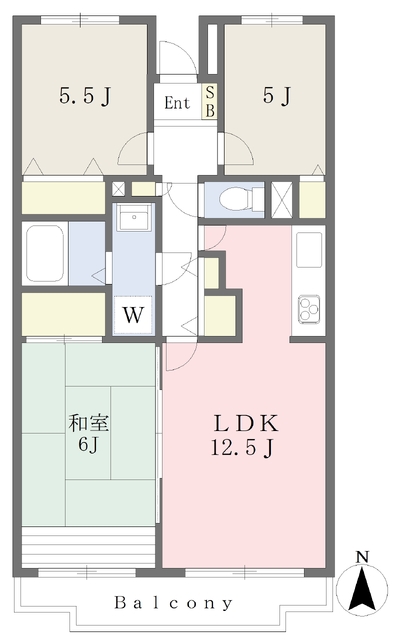 パークサイド伊勢原の間取り