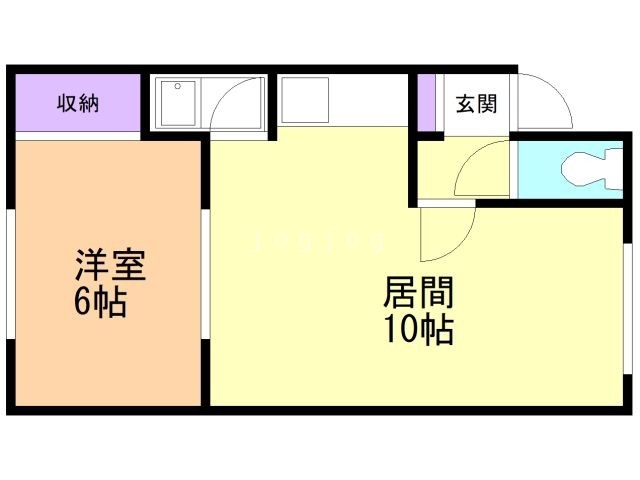 コーポ白崎の間取り