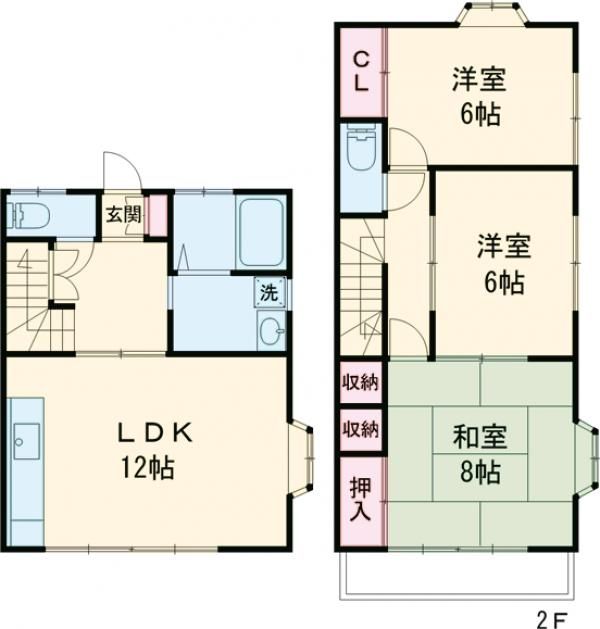 【ハウスＫ-1の間取り】