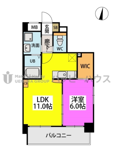 ネクスト二日市南の間取り