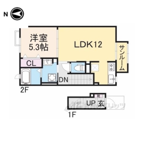 【Ｒ－ＳＱＵＡＲＥの間取り】