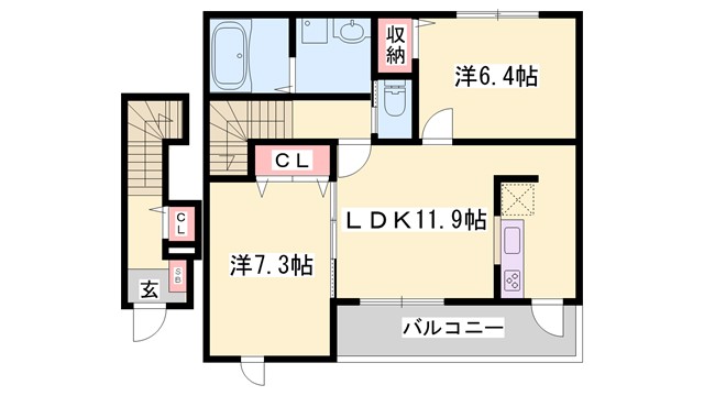 グレイス別所の間取り