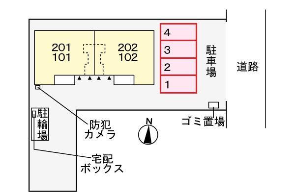 【パラドールの駐車場】