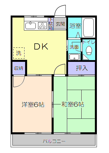 エスプワール秋川の間取り