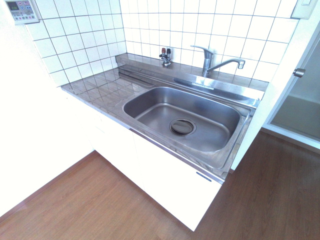 キッチン　自炊をされる方には嬉しいガスコンロ設置タイプ