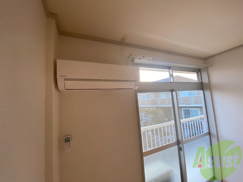 その他設備　エアコンもあるので暑い日が続いても快適に過ごせますね。