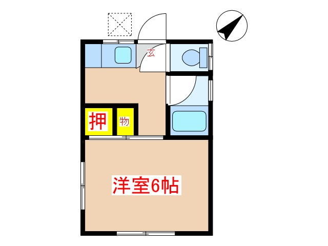 KG　GARDEN　中央の間取り