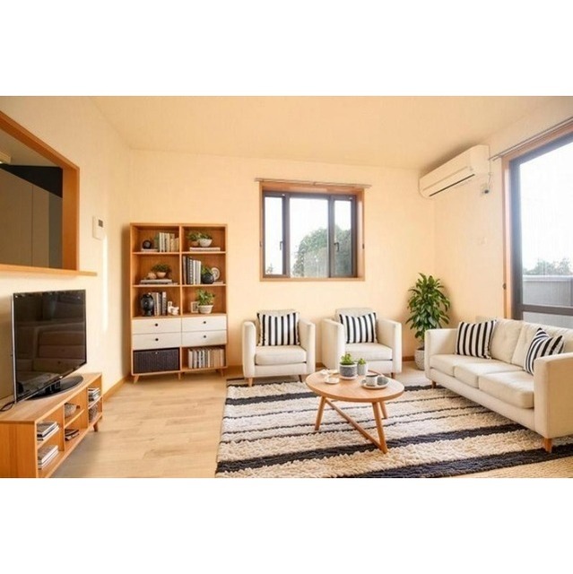 居室・リビング　写真内の家具・家電はＡＩイメージとなりま