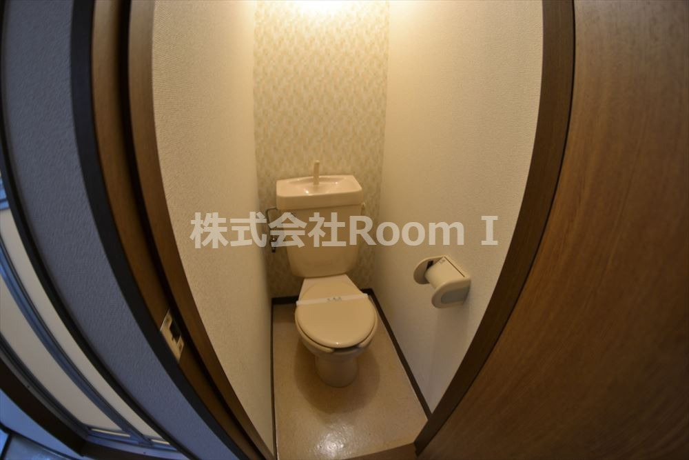 トイレ　ゆったりとした空間のトイレです