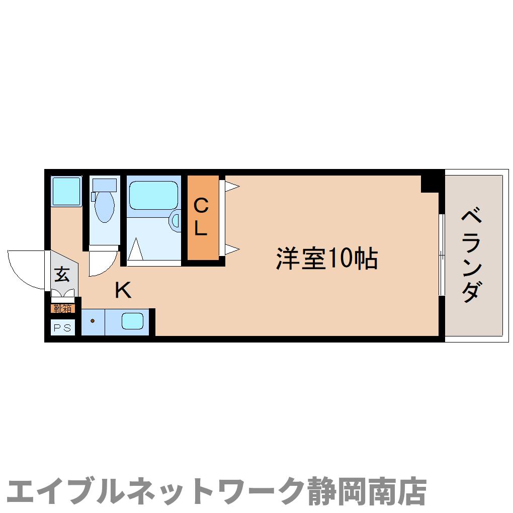 ＪＲ東海道本線 東静岡駅 徒歩23分 3階建 築38年の間取り写真