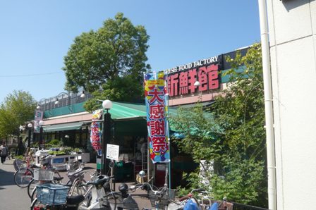 スーパー　エース新鮮館園田店（スーパー）まで565m