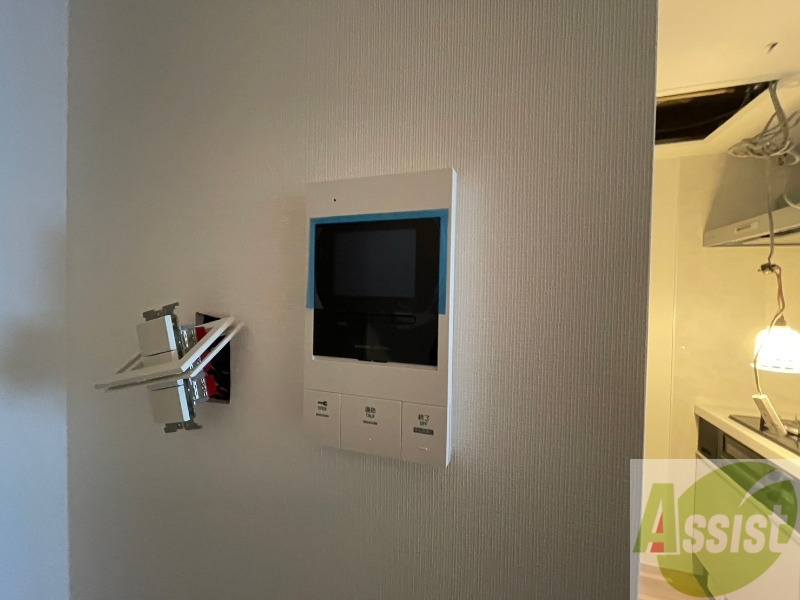 セキュリティ　インターホンは通話ができるので急な訪問があっても安心です。