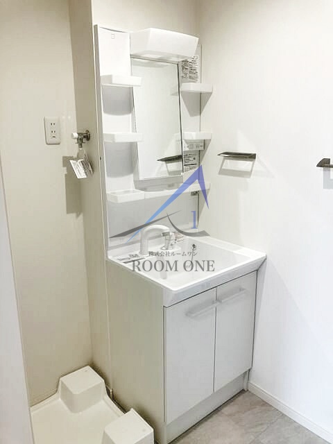 洗面設備　洗面台です。