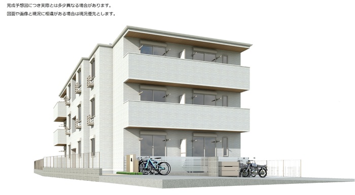 建物外観　2026年3月完成予定です