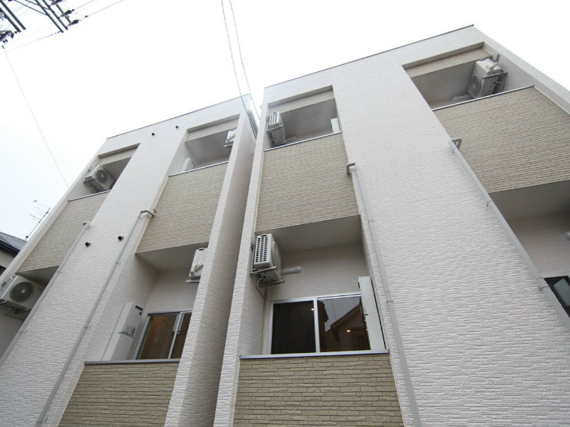 建物外観　外観　デザイ　光インターネット無料　全部屋角部屋