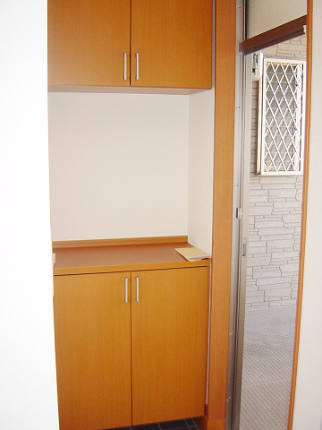 玄関　上下段シューズボックス