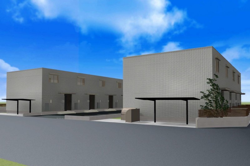 建物外観　イメージ図　建築中のため現況優先